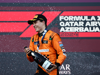 Oscar Piastri of McLaren after the Formula 1 Grand Prix of Azerbaijan at Baku City Circuit in Baku, Azerbaijan on September 15, 2024. (