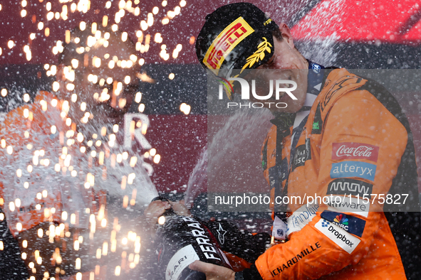 Oscar Piastri of McLaren after the Formula 1 Grand Prix of Azerbaijan at Baku City Circuit in Baku, Azerbaijan on September 15, 2024. 