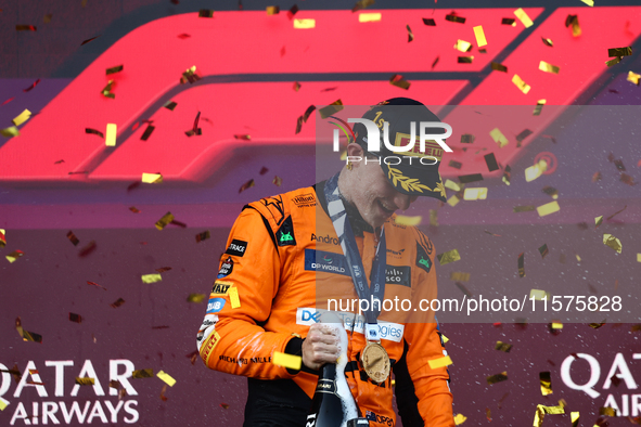 Oscar Piastri of McLaren after the Formula 1 Grand Prix of Azerbaijan at Baku City Circuit in Baku, Azerbaijan on September 15, 2024. 