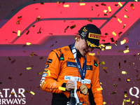 Oscar Piastri of McLaren after the Formula 1 Grand Prix of Azerbaijan at Baku City Circuit in Baku, Azerbaijan on September 15, 2024. (