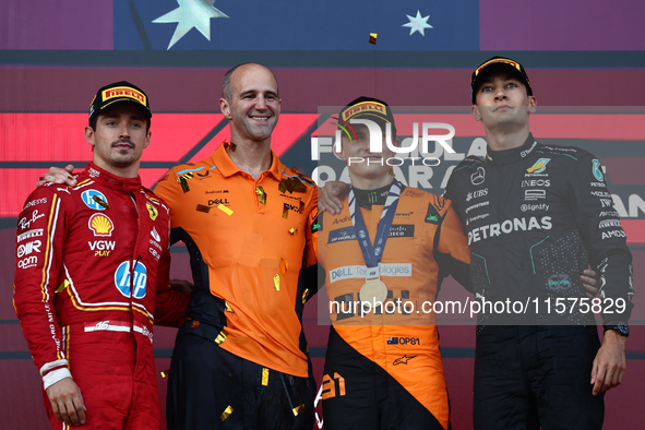 Oscar Piastri of McLaren after the Formula 1 Grand Prix of Azerbaijan at Baku City Circuit in Baku, Azerbaijan on September 15, 2024. 