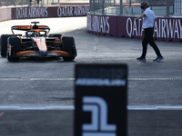 Oscar Piastri of McLaren after the Formula 1 Grand Prix of Azerbaijan at Baku City Circuit in Baku, Azerbaijan on September 15, 2024. (