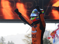 Oscar Piastri of McLaren after the Formula 1 Grand Prix of Azerbaijan at Baku City Circuit in Baku, Azerbaijan on September 15, 2024. (