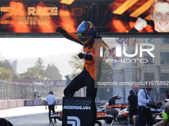 Oscar Piastri of McLaren after the Formula 1 Grand Prix of Azerbaijan at Baku City Circuit in Baku, Azerbaijan on September 15, 2024. (