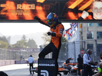 Oscar Piastri of McLaren after the Formula 1 Grand Prix of Azerbaijan at Baku City Circuit in Baku, Azerbaijan on September 15, 2024. (