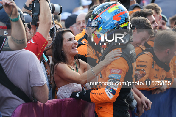 Oscar Piastri of McLaren after the Formula 1 Grand Prix of Azerbaijan at Baku City Circuit in Baku, Azerbaijan on September 15, 2024. 