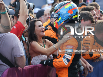 Oscar Piastri of McLaren after the Formula 1 Grand Prix of Azerbaijan at Baku City Circuit in Baku, Azerbaijan on September 15, 2024. (