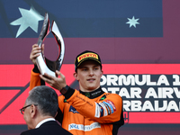 Oscar Piastri of McLaren after the Formula 1 Grand Prix of Azerbaijan at Baku City Circuit in Baku, Azerbaijan on September 15, 2024. (