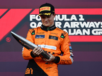 Oscar Piastri of McLaren after the Formula 1 Grand Prix of Azerbaijan at Baku City Circuit in Baku, Azerbaijan on September 15, 2024. (