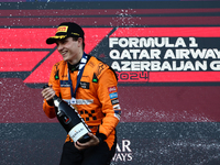 Oscar Piastri of McLaren after the Formula 1 Grand Prix of Azerbaijan at Baku City Circuit in Baku, Azerbaijan on September 15, 2024. (