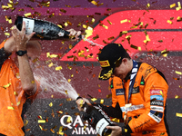 Oscar Piastri of McLaren after the Formula 1 Grand Prix of Azerbaijan at Baku City Circuit in Baku, Azerbaijan on September 15, 2024. (