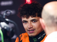 Lando Norris of McLaren after the Formula 1 Grand Prix of Azerbaijan at Baku City Circuit in Baku, Azerbaijan on September 15, 2024. (