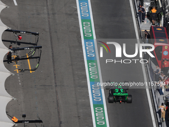 Zhou Guanyu of Kick Sauber during the Formula 1 Grand Prix of Azerbaijan at Baku City Circuit in Baku, Azerbaijan on September 15, 2024. (