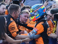 Oscar Piastri of McLaren after the Formula 1 Grand Prix of Azerbaijan at Baku City Circuit in Baku, Azerbaijan on September 15, 2024. (