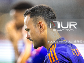 Houston Dynamo midfielder Jose De Lima Junior ''Artur'' (6) during a match between Houston Dynamo and Real Salt Lake at Shell Energy Stadium...