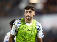 Real Salt Lake midfielder Matt Crooks (25) participates in a match between Houston Dynamo and Real Salt Lake at Shell Energy Stadium in Hous...