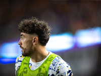 Real Salt Lake midfielder Matt Crooks (25) participates in a match between Houston Dynamo and Real Salt Lake at Shell Energy Stadium in Hous...