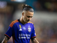 Houston Dynamo midfielder Sebastian Kowalczyk (27) during a match between Houston Dynamo and Real Salt Lake at Shell Energy Stadium in Houst...