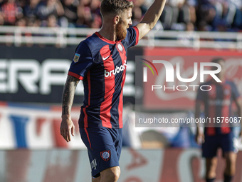 Iker Muniain of San Lorenzo is seen in action during the match between San Lorenzo and Velez as part of Copa de la Liga 2024 at Estadio Pedr...