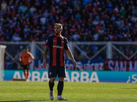 Iker Muniain of San Lorenzo is seen in action during the match between San Lorenzo and Velez as part of Copa de la Liga 2024 at Estadio Pedr...