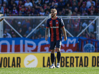 Iker Muniain of San Lorenzo is seen in action during the match between San Lorenzo and Velez as part of Copa de la Liga 2024 at Estadio Pedr...