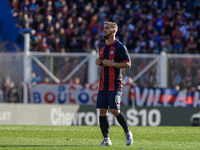 Iker Muniain of San Lorenzo is seen in action during the match between San Lorenzo and Velez as part of Copa de la Liga 2024 at Estadio Pedr...