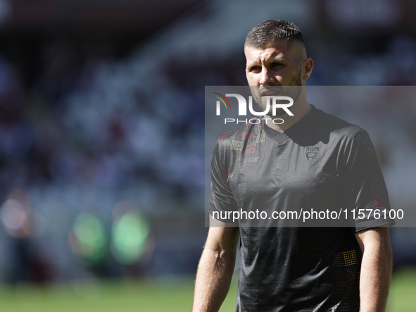 Ante Rebic during the Serie A 2024-2025 match between Torino and Lecce in Torino, Italy, on September 15, 2024 