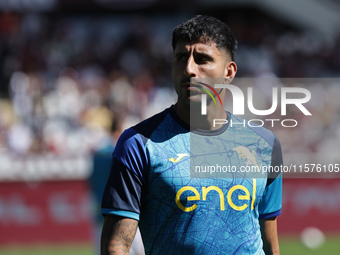 Gvidas Gineitis during the Serie A 2024-2025 match between Torino and Lecce in Torino, Italy, on September 15, 2024 (