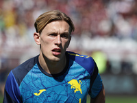 Marcus Pedersen during the Serie A 2024-2025 match between Torino and Lecce in Torino, Italy, on September 15, 2024 (