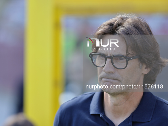 Paolo Vanoli during the Serie A 2024-2025 match between Torino and Lecce in Torino, Italy, on September 15, 2024 