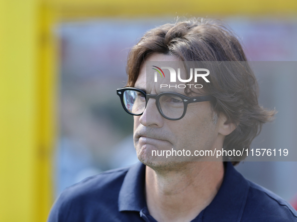 Paolo Vanoli during the Serie A 2024-2025 match between Torino and Lecce in Torino, Italy, on September 15, 2024 