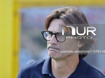 Paolo Vanoli during the Serie A 2024-2025 match between Torino and Lecce in Torino, Italy, on September 15, 2024 (