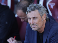 Luca Gotti during the Serie A 2024-2025 match between Torino and Lecce in Torino, Italy, on September 15, 2024 (