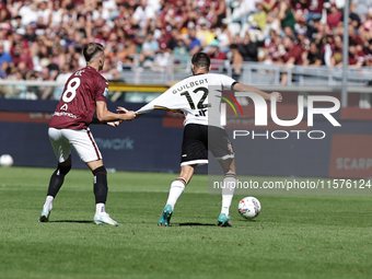 Ivan Ili? during the Serie A 2024-2025 match between Torino and Lecce in Torino, Italy, on September 15, 2024 (