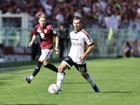 Ylber Ramadani during the Serie A 2024-2025 match between Torino and Lecce in Torino, Italy, on September 15, 2024 (