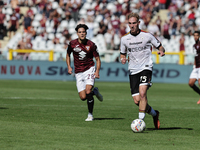 Balthazar Pierret during the Serie A 2024-2025 match between Torino and Lecce in Torino, Italy, on September 15, 2024 (