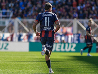 Ivan Leguizamon of San Lorenzo is seen in action during the match between San Lorenzo and Velez as part of Copa de la Liga 2024 at Estadio P...