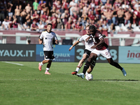 Duvan Zapata during the Serie A 2024-2025 match between Torino and Lecce in Torino, Italy, on September 15, 2024 (