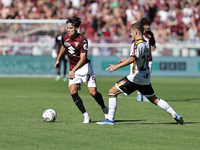 Samuele Ricci during the Serie A 2024-2025 match between Torino and Lecce in Torino, Italy, on September 15, 2024 (