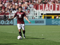 Karol Linetty during the Serie A 2024-2025 match between Torino and Lecce in Torino, Italy, on September 15, 2024 (