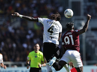 Kialonda Gaspar during the Serie A 2024-2025 match between Torino and Lecce in Torino, Italy, on September 15, 2024 (