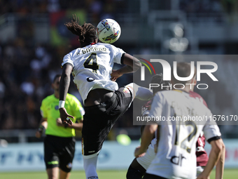 Kialonda Gaspar during the Serie A 2024-2025 match between Torino and Lecce in Torino, Italy, on September 15, 2024 (