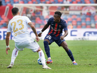 Christian Kouan of Cosenza is in action during the Serie B match between Cosenza and Sampdoria at the Stadio ''Gigi Marulla'' in Cosenza, It...