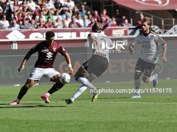 Che Adams during the Serie A 2024-2025 match between Torino and Lecce in Torino, Italy, on September 15, 2024 