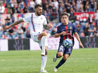 Aldo Florenzi of Cosenza is in action during the Serie B match between Cosenza and Sampdoria at the Stadio ''Gigi Marulla'' in Cosenza, Ital...