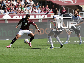 Che Adams during the Serie A 2024-2025 match between Torino and Lecce in Torino, Italy, on September 15, 2024 (