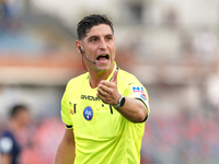 Referee Giuseppe Collu officiates the Serie B match between Cosenza and Sampdoria at the Stadio ''Gigi Marulla'' in Cosenza, Italy, on Septe...