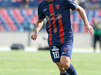 Tommaso Fumagalli of Cosenza is in action during the Serie B match between Cosenza and Sampdoria at the Stadio Gigi Marulla in Cosenza, Ital...