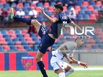 Tommaso D'Orazio of Cosenza is in action during the Serie B match between Cosenza and Sampdoria at the Stadio ''Gigi Marulla'' in Cosenza, I...