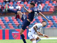 Tommaso D'Orazio of Cosenza is in action during the Serie B match between Cosenza and Sampdoria at the Stadio ''Gigi Marulla'' in Cosenza, I...